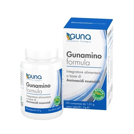 Gunamino Formula 150 compresse - Integratore di aminoacidi essenziali Gunamino Formula 150 compresse - Integratore di aminoacidi essenziali