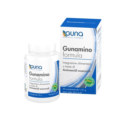 Gunamino Formula 50 compresse - Integratore di aminoacidi essenziali