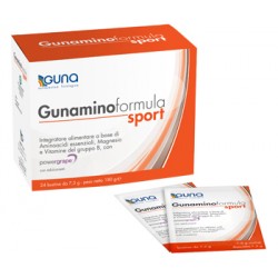 Gunamino Formula Sport 24 bustine - Integratore di aminoacidi per sportivi