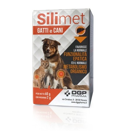 Silimet integratore per funzionalità epatica di cani e gatti 60 g Silimet integratore per funzionalità epatica di cani e gatti 60 g