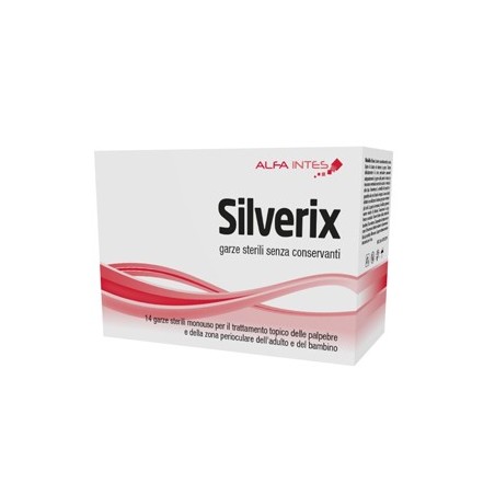 Silverix Garze sterili senza conservanti per l'igiene perioculare 14 pezzi Silverix Garze sterili senza conservanti per l'igiene perioculare 14 pezzi