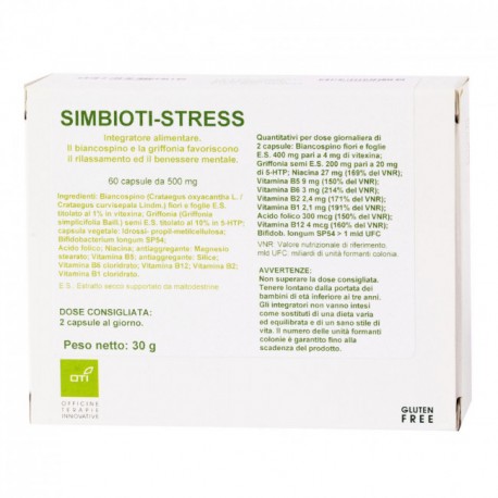 OTI Simbioti Stress integratore per rilassamento e benessere mentale 60 capsule