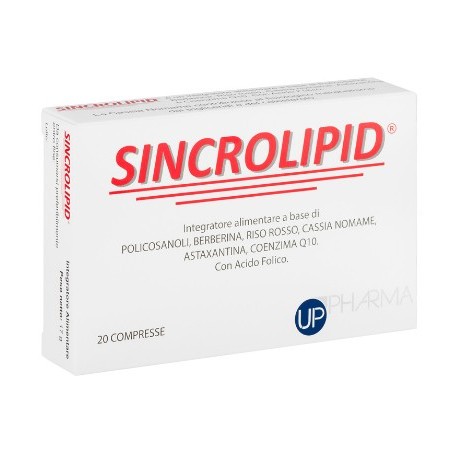 Sincrolipid integratore per colesterolo e trigliceridi 20 compresse Sincrolipid integratore per colesterolo e trigliceridi 20 compresse