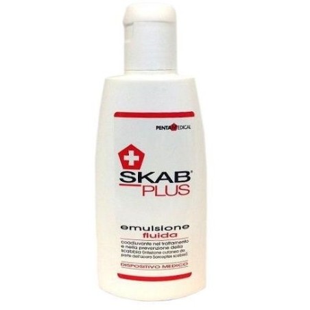 Skab Plus Emulsione fluida per il trattamento della scabbia 150 ml Skab Plus Emulsione fluida per il trattamento della scabbia 150 ml