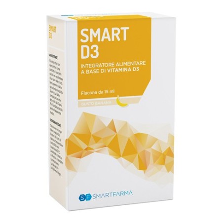 SmartPharma SmartD3 integratore per ossa e denti in gocce 15 ml SmartPharma SmartD3 integratore per ossa e denti in gocce 15 ml