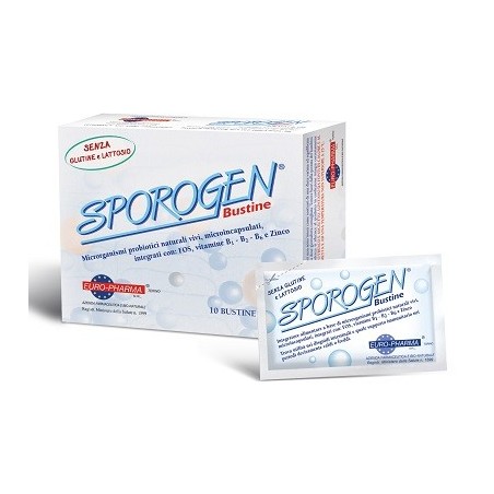 Sporogen integratore per il benessere intestinale 10 bustine Sporogen integratore per il benessere intestinale 10 bustine
