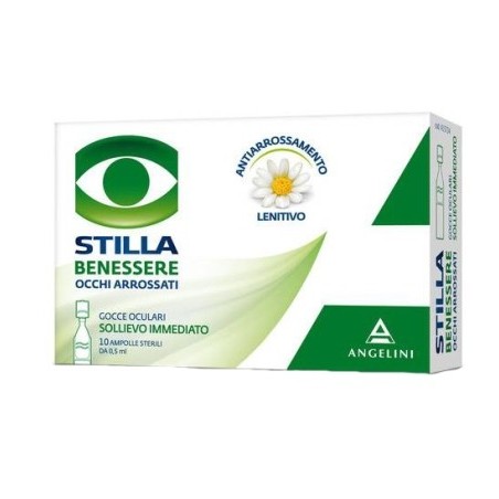 Stilla Benessere Occhi Arrossati Gocce oculari antiarrossamento 10 ampolle da 0,5 ml Stilla Benessere Occhi Arrossati Gocce oculari antiarrossamento 10 ampolle da 0,5 ml
