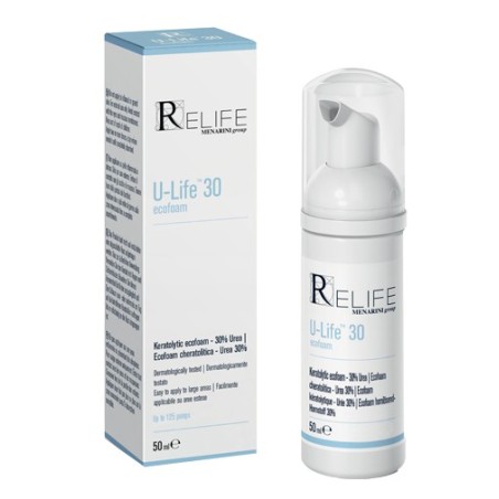 U-Life 30 Ecofoam - Mousse idratante e ad azione cheratolitica per pelle secca 50 ml U-Life 30 Ecofoam - Mousse idratante e ad azione cheratolitica per pelle secca 50 ml