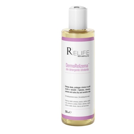 Dermorelizema Olio detergente idratante viso corpo per pelle secca e sensibile 200 ml Dermorelizema Olio detergente idratante viso corpo per pelle secca e sensibile 200 ml