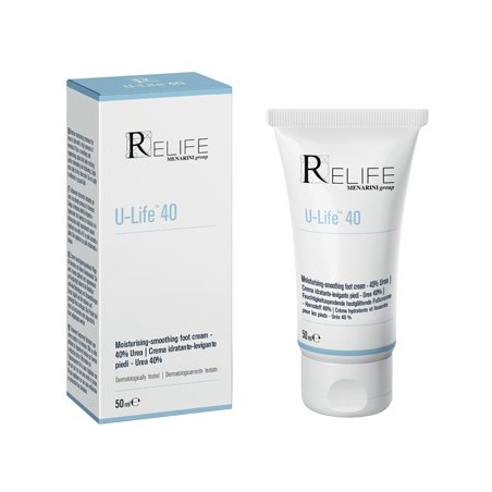 U-Life 40 Crema idratante con urea per i piedi - 50 ml U-Life 40 Crema idratante con urea per i piedi - 50 ml
