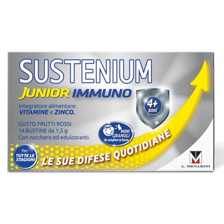 Sustenium Immuno Energy Junior integratore difese immunitarie bambini 14 bustine