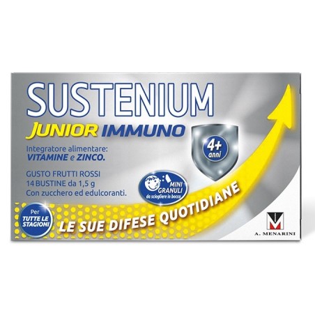 Sustenium Immuno Energy Junior integratore difese immunitarie bambini 14 bustine Sustenium Immuno Energy Junior integratore difese immunitarie bambini 14 bustine
