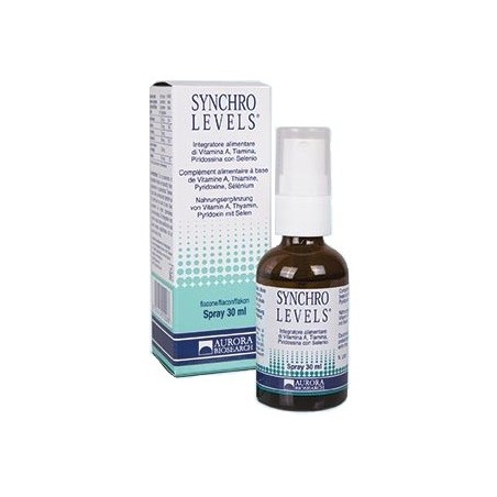 Synchro Levels Spray orale rivitalizzante per stanchezza 30 ml Synchro Levels Spray orale rivitalizzante per stanchezza 30 ml