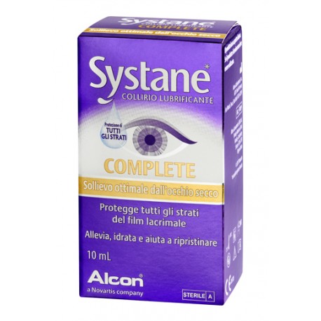 Systane Complete Collirio lubrificante per sollievo da occhio secco 10 ml
