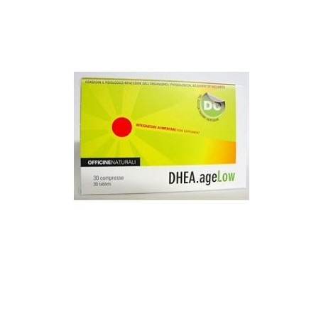 Dhea Age Low 550 mg - Integratore per i disturbi di menopausa e ciclo mestruale 30 compresse Dhea Age Low 550 mg - Integratore per i disturbi di menopausa e ciclo mestruale 30 compresse