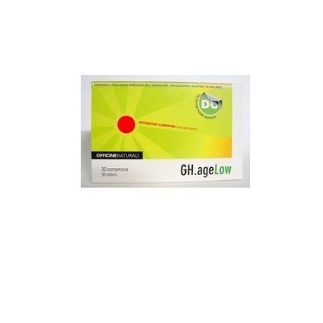 Gh Age Low 850 mg - Integratore ad azione tonica 30 compresse Gh Age Low 850 mg - Integratore ad azione tonica 30 compresse