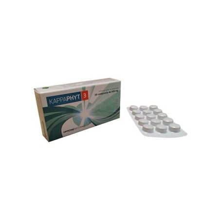 Kappaphyt 3 600 mg - Integratore ad azione tonica e antiossidante 30 compresse Kappaphyt 3 600 mg - Integratore ad azione tonica e antiossidante 30 compresse