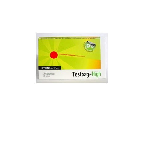 Testoage High 900 mg - Integratore per il benessere dell'organismo 30 compresse