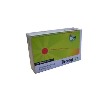 Tireoage Low 850 mg - Integratore per il riequilibrio metabolico 30 compresse