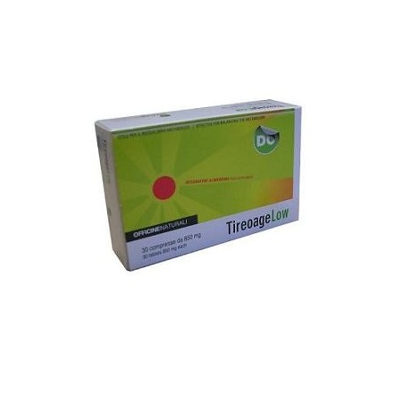 Tireoage Low 850 mg - Integratore per il riequilibrio metabolico 30 compresse Tireoage Low 850 mg - Integratore per il riequilibrio metabolico 30 compresse