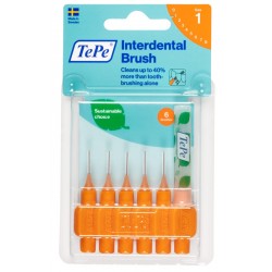 TePe Scovolino per igiene interdentale 6 pezzi 0,45 mm arancione
