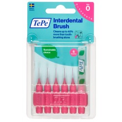 TePe Scovolino per igiene interdentale 6 pezzi 0,4 mm rosa