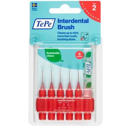 TePe Scovolino per igiene interdentale 6 pezzi 0,5 mm rosso TePe Scovolino per igiene interdentale 6 pezzi 0,5 mm rosso