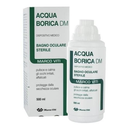 Marco Viti Acqua Borica per bagno oculare sterile 500 ml Marco Viti Acqua Borica per bagno oculare sterile 500 ml