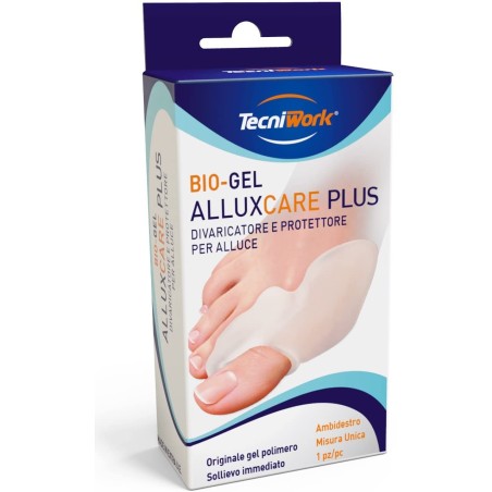 Alluxcare Plus Divaricatore e protettore per alluce 1 pezzo Alluxcare Plus Divaricatore e protettore per alluce 1 pezzo