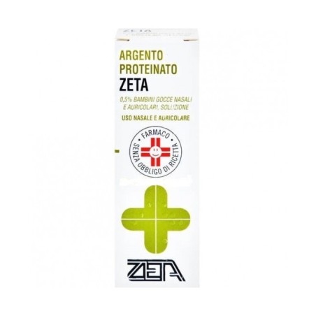 Zeta Farmaceutici Argento Proteinato bambini 1% gocce orali 10 ml Zeta Farmaceutici Argento Proteinato bambini 1% gocce orali 10 ml