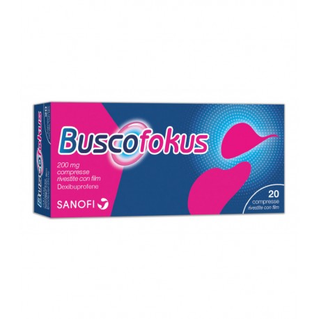 Buscofokus 20 compresse rivestite 200 mg