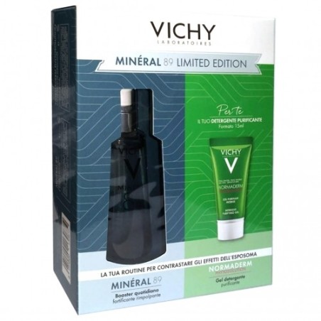 Vichy Cofanetto Mineral 89 50 ml + Normaderm gel detergente 15 ml OMAGGIO Vichy Cofanetto Mineral 89 50 ml + Normaderm gel detergente 15 ml OMAGGIO