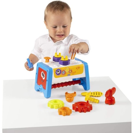 Chicco 2 in 1 Cassetta degli Attrezzi Gioco per Bambini da 1 a 3 anni Chicco 2 in 1 Cassetta degli Attrezzi Gioco per Bambini da 1 a 3 anni