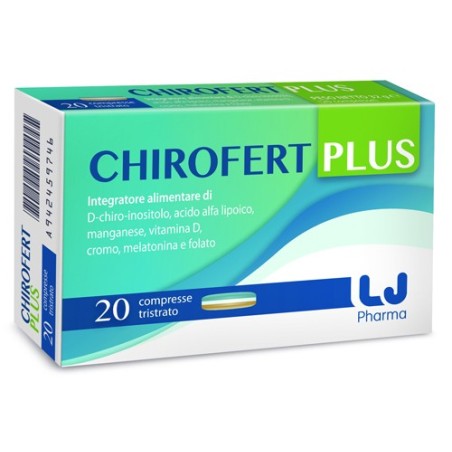 Chirofert Plus integratore per fertilità e ovaio policistico 20 compresse Chirofert Plus integratore per fertilità e ovaio policistico 20 compresse