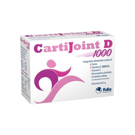 Fidia Cartijoint D 1000 Integratore per Ossa e Articolazioni Donna 20 bustine