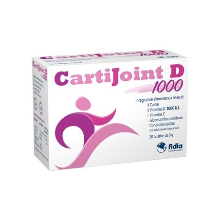 Fidia Cartijoint D 1000 Integratore per Ossa e Articolazioni Donna Fidia Cartijoint D 1000 Integratore per Ossa e Articolazioni Donna