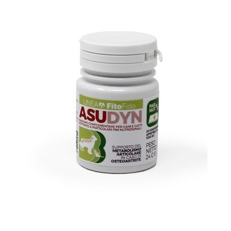 Asudyn 1200 mg integratore veterinario per osteoartrite del cane e del gatto 20 compresse Asudyn 1200 mg integratore veterinario per osteoartrite del cane e del gatto 20 compresse