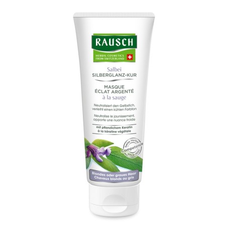 Rausch Maschera lucentezza alla salvia per capelli biondi o grigi