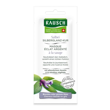 Rausch Maschera alla lucentezza argentea per capelli biondi e grigi 15 ml Rausch Maschera alla lucentezza argentea per capelli biondi e grigi 15 ml