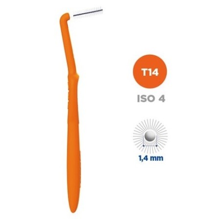 Curasept Proxi Angle T14 Scovolino interdentale arancione 1,4 mm Curasept Proxi Angle T14 Scovolino interdentale arancione 1,4 mm