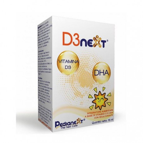 D3 Next integratore a base di vitamina D per ossa e denti 15 ml