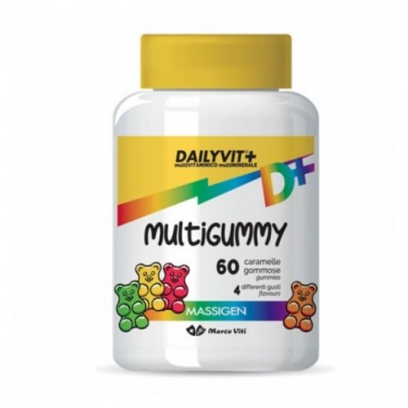 Dailyvit Multigummy multivitaminico per bambini dai 4 ai 14 anni 60 caramelle gommose