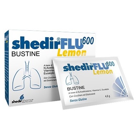 Shedirflu 600 20 bustine gusto limone Shedirflu 600 20 bustine gusto limone