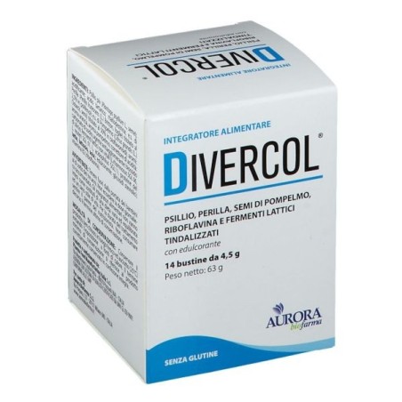 Divercol integratore per la regolarità intestinale 14 bustine 56 g Divercol integratore per la regolarità intestinale 14 bustine 56 g
