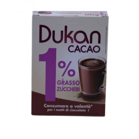 Dukan Cacao in polvere dietetico con 1% di grassi e zuccheri 200 g