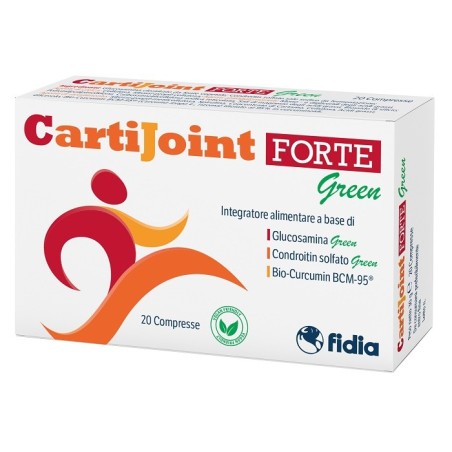 CartiJoint Forte Green integratore vegan per funzionalità articolare 20 compresse CartiJoint Forte Green integratore vegan per funzionalità articolare 20 compresse