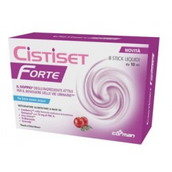 Cistiset Forte integratore per le vie urinarie e cistite 8 stick da 10 ml