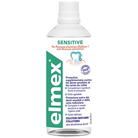 Elmex Sensitive collutorio per gengive sensibili bipacco 2 x 400 ml