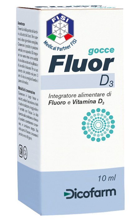 Fluor D3 Integratore Per Il Benessere Di Ossa E Denti 10 Ml Farmacia Centrale Amato