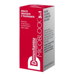 Dermovitamina Micoblock 3 in 1 smalto rosso protettivo correttivo idratante traspirante 5 ml
